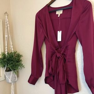 NWT Anthropologie Moulinette Soeurs Wrap Blouse